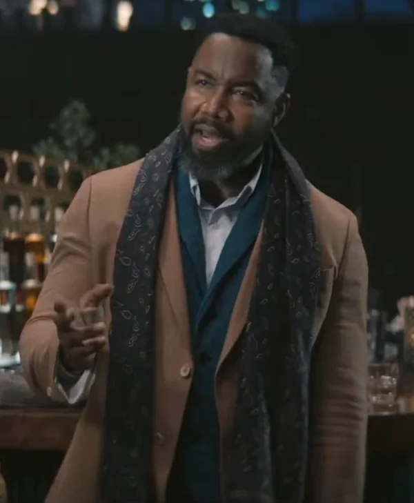 Hostile Takeover Michael Jai White Brown Blazer Front