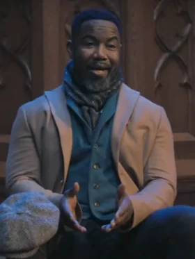 Hostile Takeover Michael Jai White Brown Blazer Back
