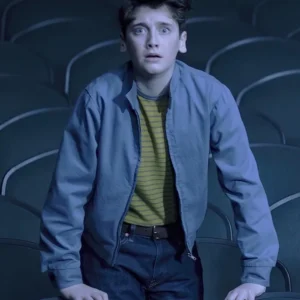 IT Welcome to Derry S01 Jack Molloy Legault Grey Jacket Side