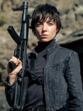 Ice Road Vengeance Amelia Bishop Black Denim Jacket