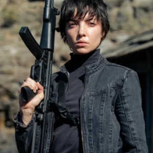 Ice Road Vengeance Amelia Bishop Black Denim Jacket