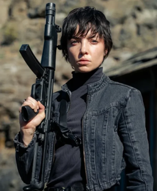 Ice Road Vengeance Amelia Bishop Black Denim Jacket
