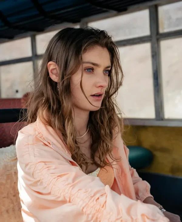 Movie Ice Road Vengeance 2025 Starr Myers Pink Jacket