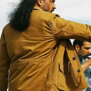 Ice Road Vengeance Mahesh Jadu Brown Cotton Jacket