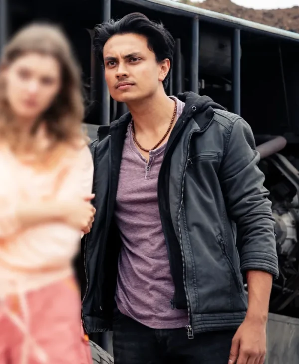 Ice Road Vengeance Saksham Sharma Leather Jacket