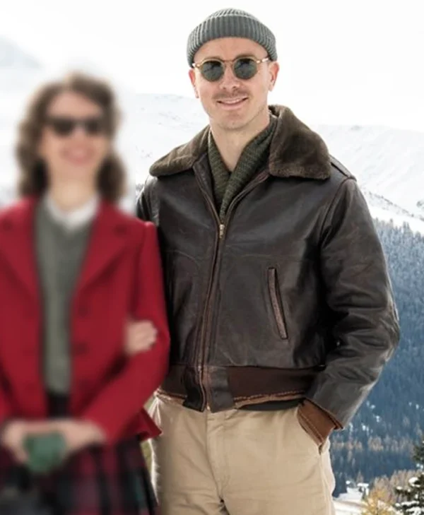 I'm Not Stiller Albrecht Schuch Shearling Leather Jacket