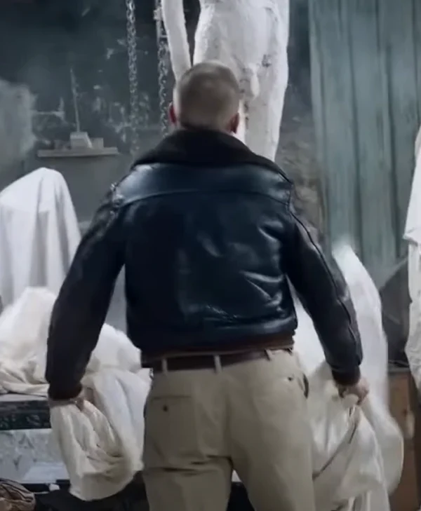 I'm Not Stiller Albrecht Schuch Black Leather Jacket