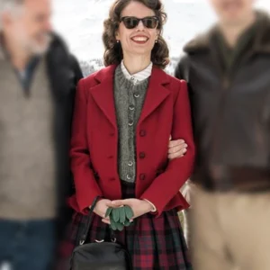 I'm Not Stiller Paula Beer Red Wool Blazer