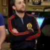 It's Always Sunny in Philadelphia Charlie Kelly Black Bomber Jacket