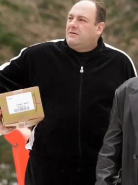 James Gandolfini The Sopranos Black Tracksuit