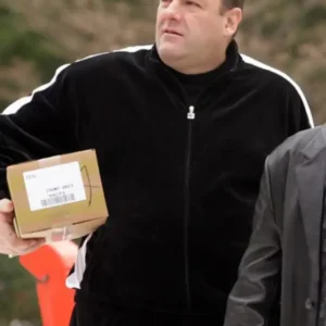 James Gandolfini The Sopranos Black Tracksuit