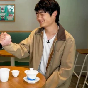 Karate Kid Legends Ben Wang Brown Cotton Jacket