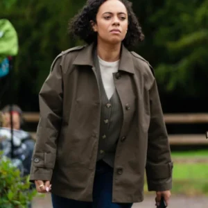 Karen Pirie S02 Saskia Ashdown Brown Coat