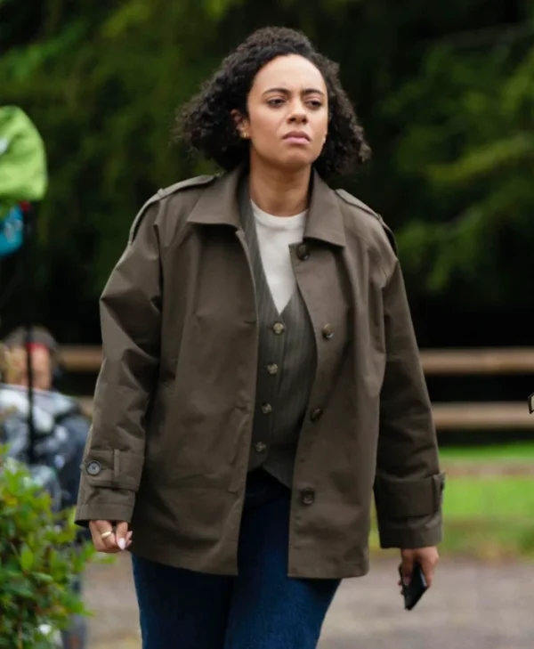Karen Pirie S02 Saskia Ashdown Brown Coat