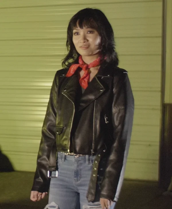 Killer Clown Girls Marieka Prom Black Leather Jacket