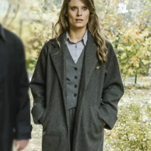 Langer S01 Julia Pietrucha Grey Wool Coat