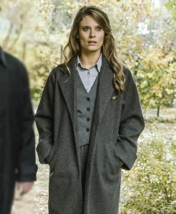Langer S01 Julia Pietrucha Grey Wool Coat