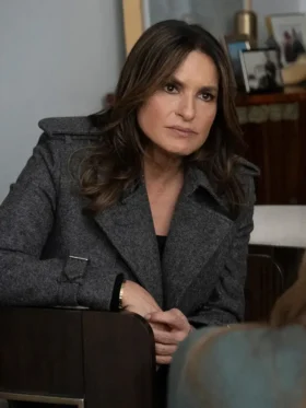 Law and Order SVU S26 Olivia Benson Grey Coat