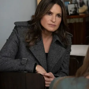 Law and Order SVU S26 Olivia Benson Grey Coat
