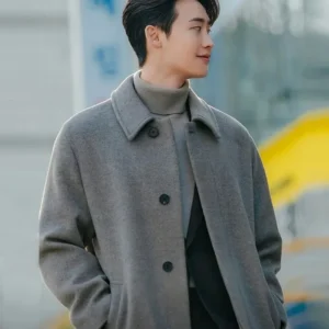 Law and the City S01 Lee Jong-suk Grey Wool Coat