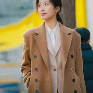 Law and the City S01 Moon Ga-young Brown Wool Coat