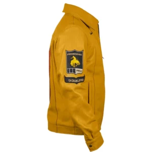 Logan Hay NFR Las Vegas Leather Jacket right