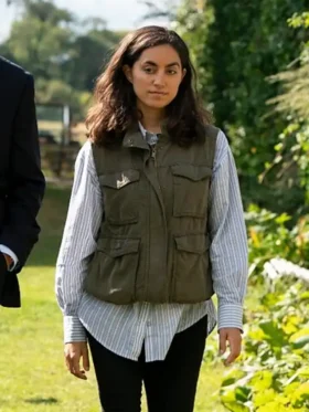 Lynley S01 Sofia Barclay Green Vest