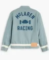 McLaren Racing Blue Cotton Jacket For Sale