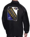 Men's Baltimore Ravens Printed Logo Black Jacket