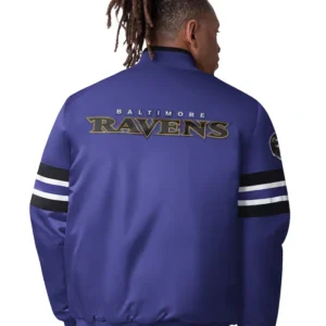 Men's Baltimore Ravens Purple Varsity Jacket