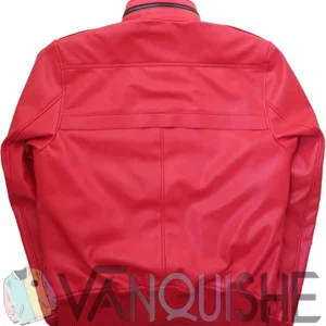 Men’s Cobra Kai Karate Kid Red and Black Johnny Lawrence Jacket Collection back