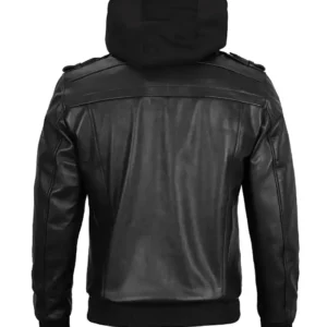 Men's Genuine Leather Biker Bomber Jacket For Sale