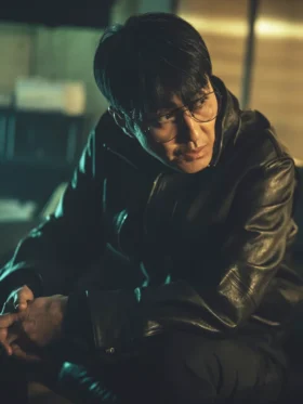 Mercy for None S01 Cha Seung-won Black Leather Jacket