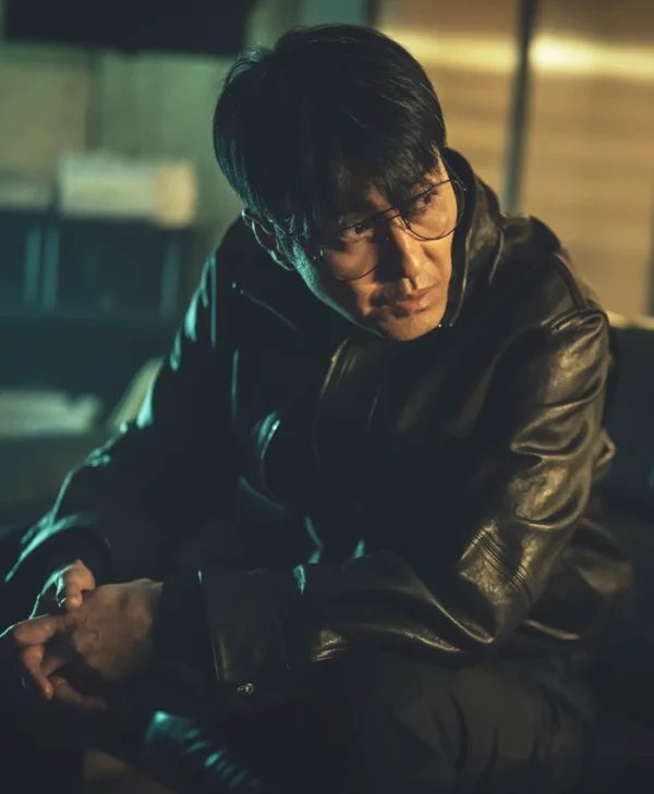 Mercy for None S01 Cha Seung-won Black Leather Jacket