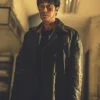 Mercy for None S01 So Ji-seob Black Leather Coat Side