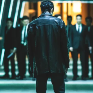 Mercy for None S01 So Ji-seob Black Leather Coat