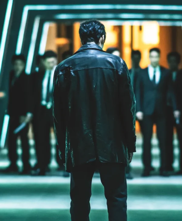 Mercy for None S01 So Ji-seob Black Leather Coat