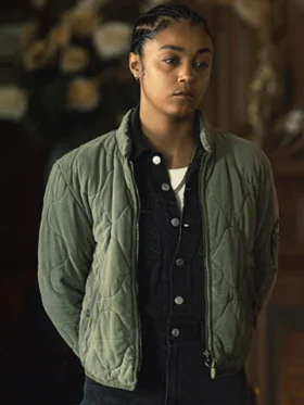 Mobland S01 Jasmine Jobson Quilted Jacket Side