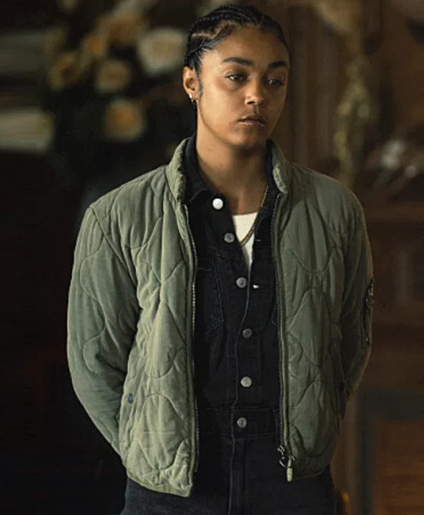 Mobland S01 Jasmine Jobson Quilted Jacket Side