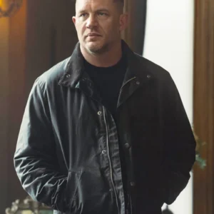 Mobland S01 Tom Hardy Grey Jacket Side