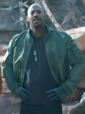 Mortal Kombat II Mehcad Brooks Green Jacket