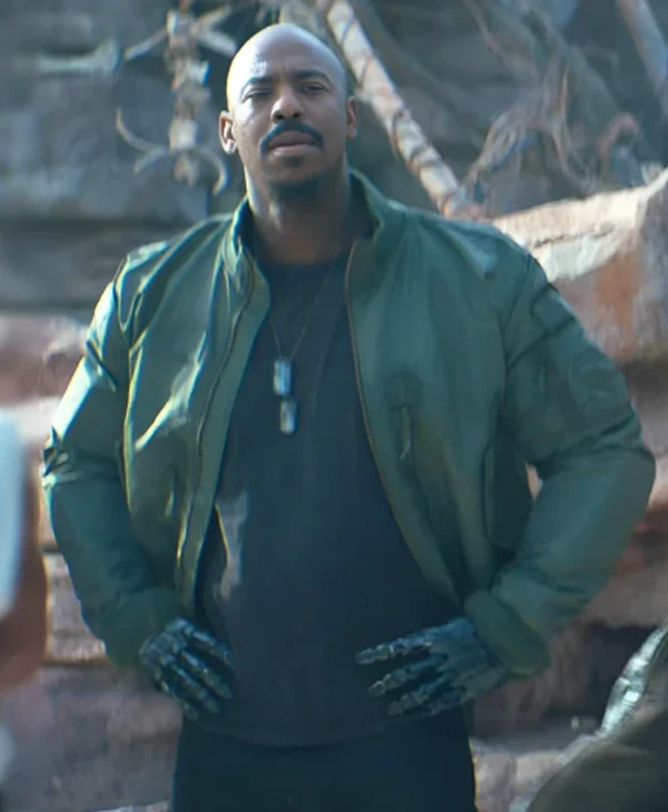 Mortal Kombat II Mehcad Brooks Green Jacket