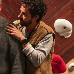 Mountainhead Ramy Youssef Brown Wool Vest