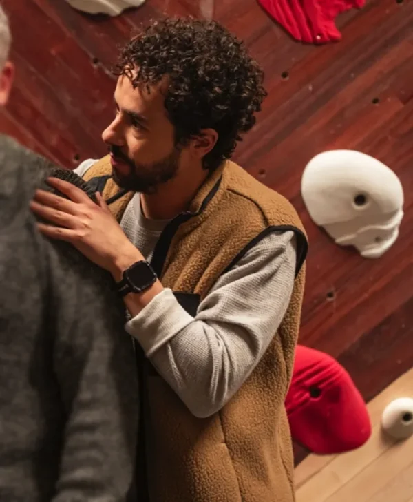 Mountainhead Ramy Youssef Brown Wool Vest