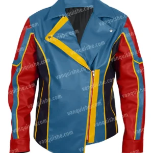 Ms. Marvel Kamala Khan Leather Jacket Front Look