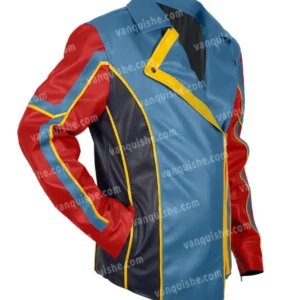 Ms. Marvel Kamala Khan Leather Jacket Side Look