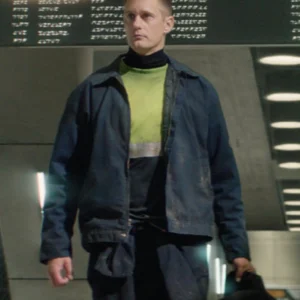 Murderbot S01 Alexander Skarsgård Blue Jacket