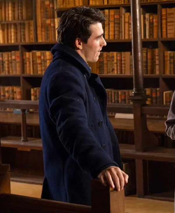 My Oxford Year Corey Mylchreest Wool Coat Side
