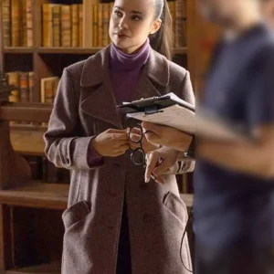 My Oxford Year Sofia Carson Wool Coat