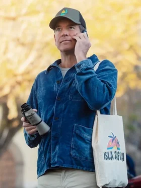 NCIS Tony and Ziva S01 Michael Weatherly Blue Jacket Side